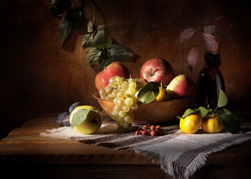 Ingyenes stockfotó almák, clementines, csendélet témában