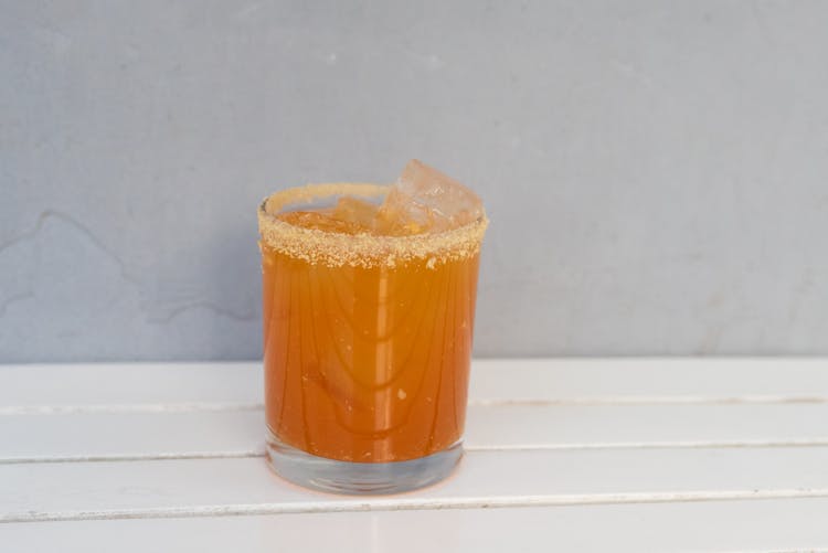 Close-Up Photograph Of A Michelada Drink