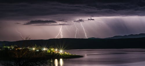 Бесплатное стоковое фото с буря, вечер, вода