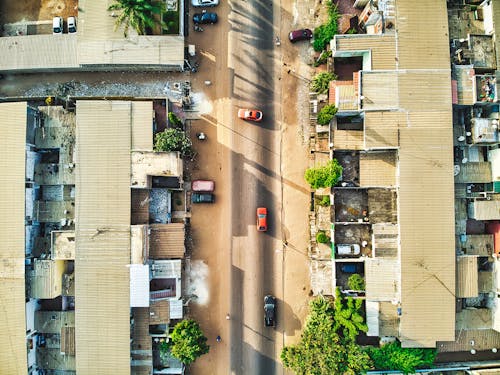 Бесплатное стоковое фото с Аэрофотосъемка, на открытом воздухе, сельская местность