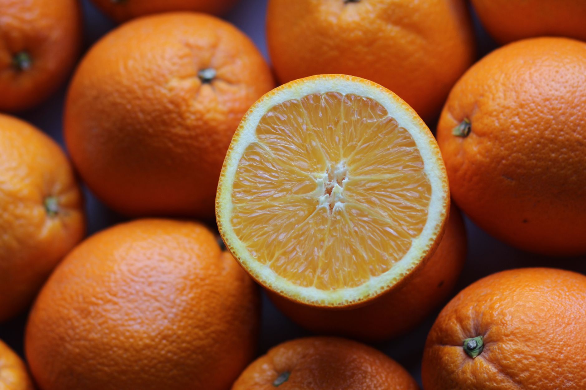Glass of fresh citrus and ginger immune-boosting drink