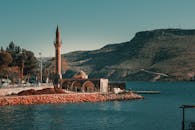 The Halfeti Village Sunken Mosque in Turkey