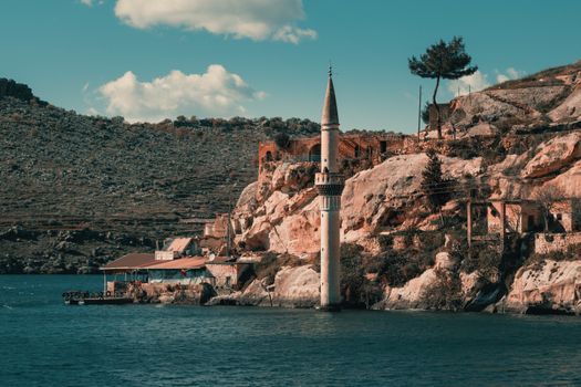 Halfeti flooded village day — Gaziantep
