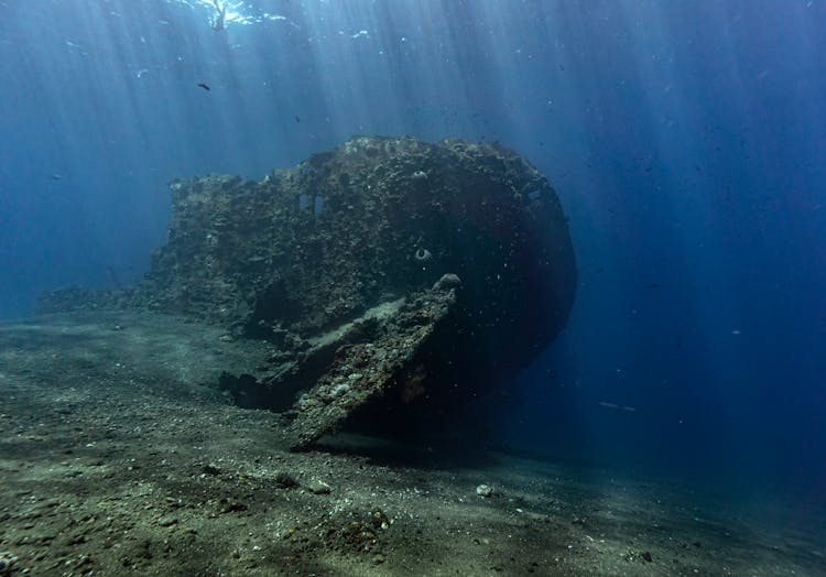 A Wreckage On The Ocean Floor