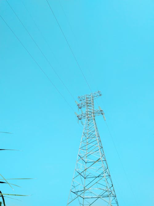 Free stock photo of power poles Stock Photo