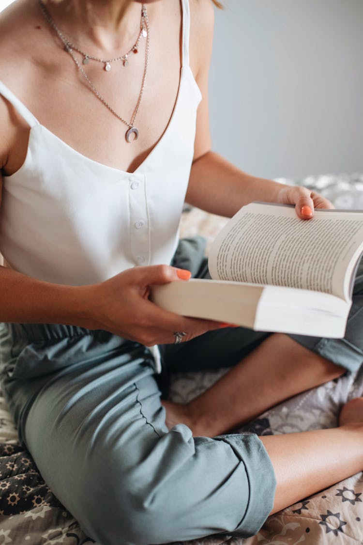 A Bookworm Reading A Book