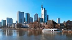 A Picturesque View of the City of Frankfurt and its Riverfront