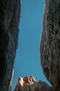 A View from Inside a Crevice