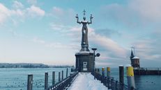The Imperia Statue at the Harbor of Konstanz in Germany