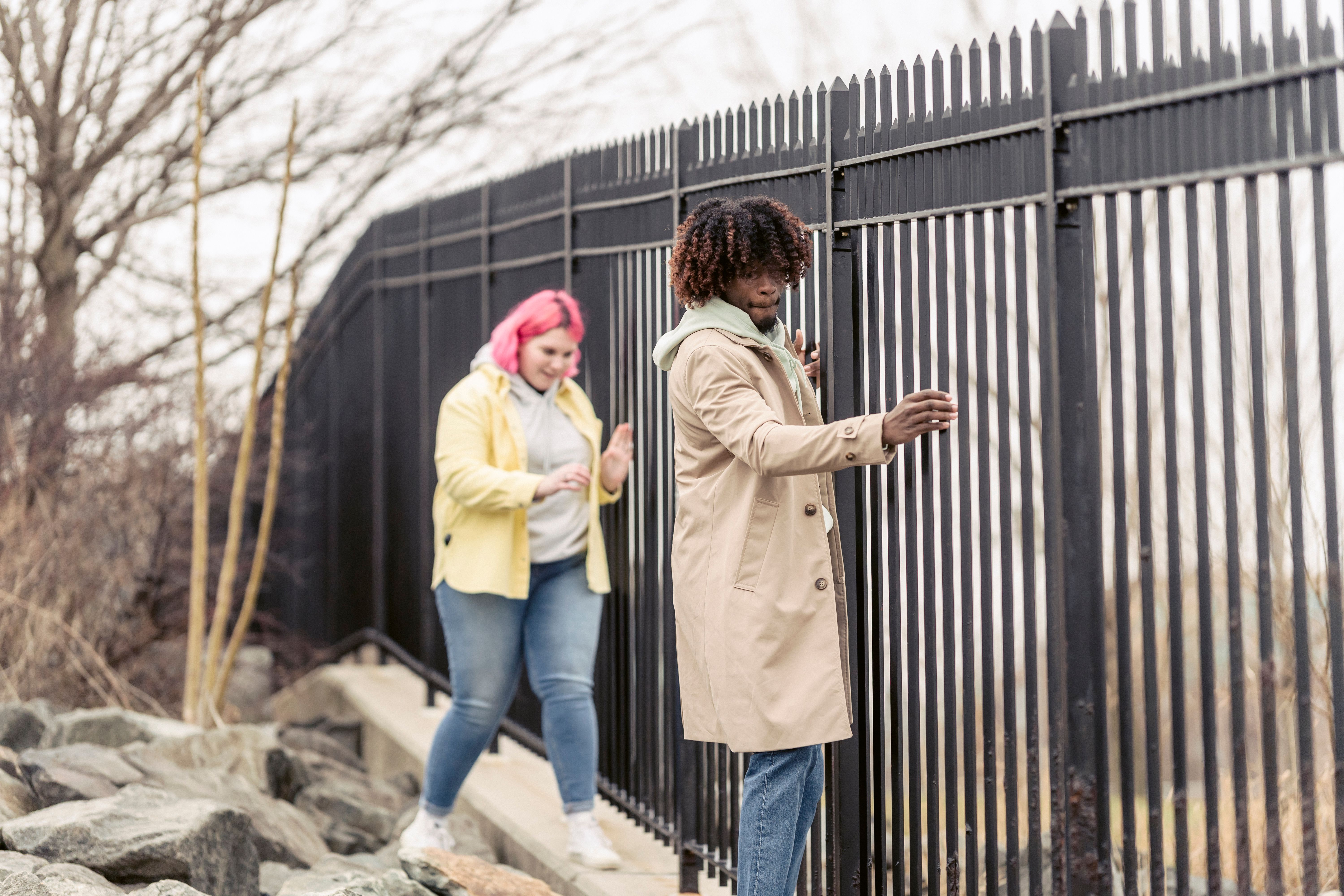 Person Setting Boundaries With Another Person Photos, Download The BEST ...