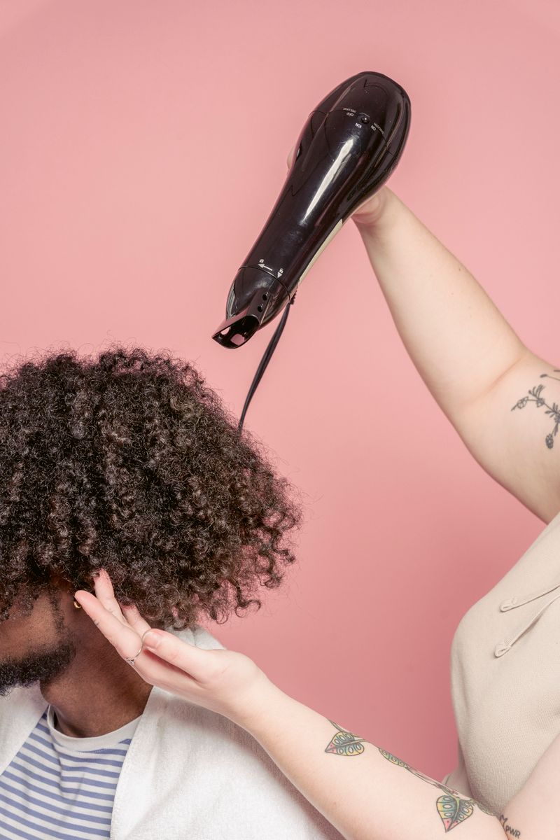 secadores para cabello rizado difusor aplicado cabello afro