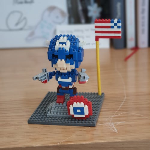 Free stock photo of captain, captain america, chibi