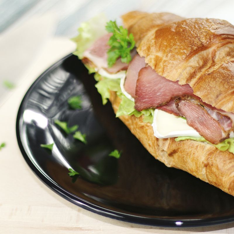 Holiday Glazed Ham and Brie Croissant