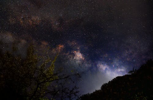 คลังภาพถ่ายฟรี ของ astrophotography, กลางคืน, กาแล็กซี