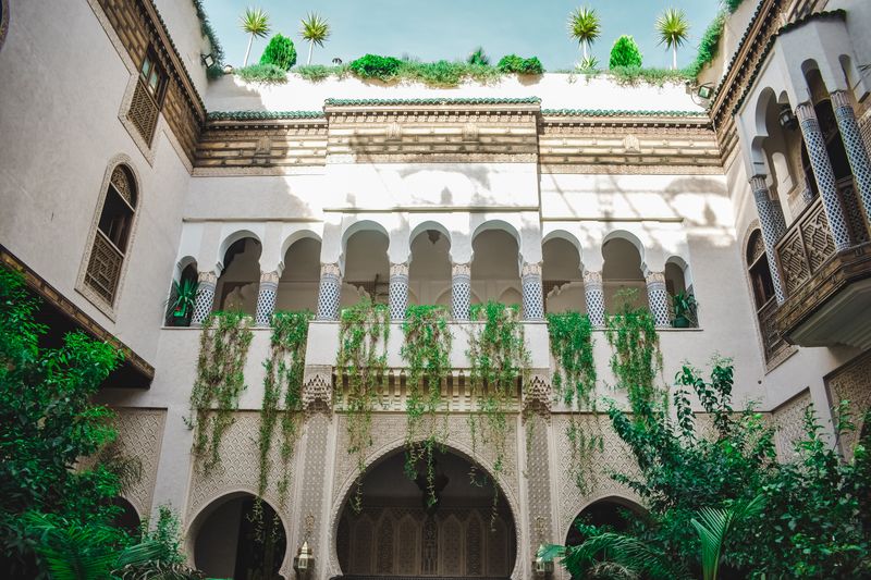Fes medina architecture detail