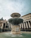 Water Fountain in Front of Building