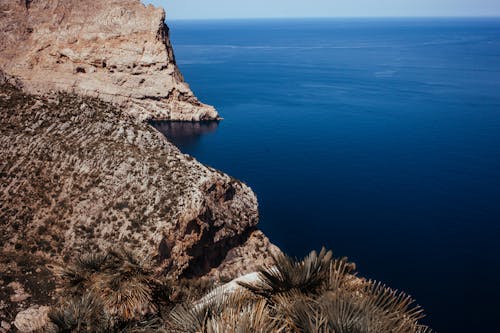 Cliffs by Blue Sea