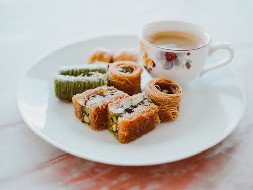 Free baklava, bayram, Çay içeren Ücretsiz stok fotoğraf Stock Photo