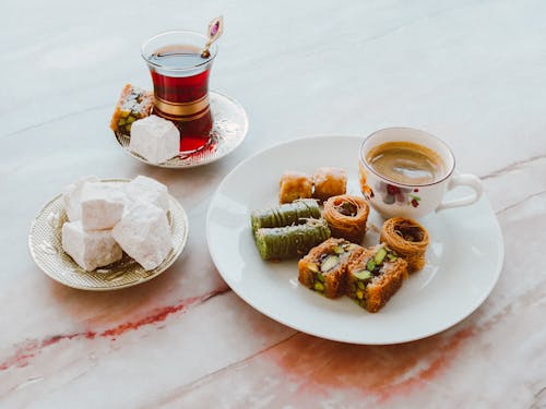 Fotobanka s bezplatnými fotkami na tému baklava, bayram, chutný