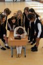 A Group of Students Bullying a Classmate
