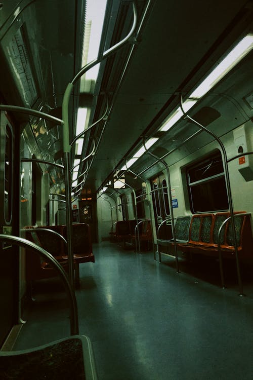 Empty Train During Night