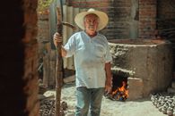 Master Potter Standing Near the Kiln