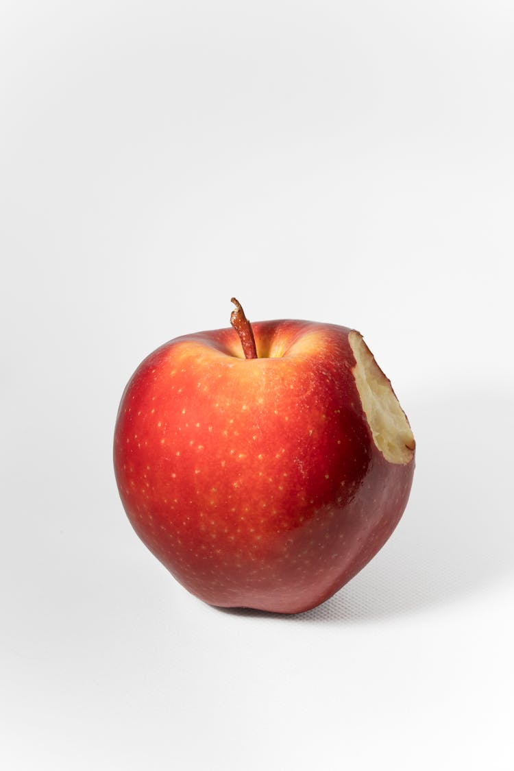 An Apple With A Bite Mark