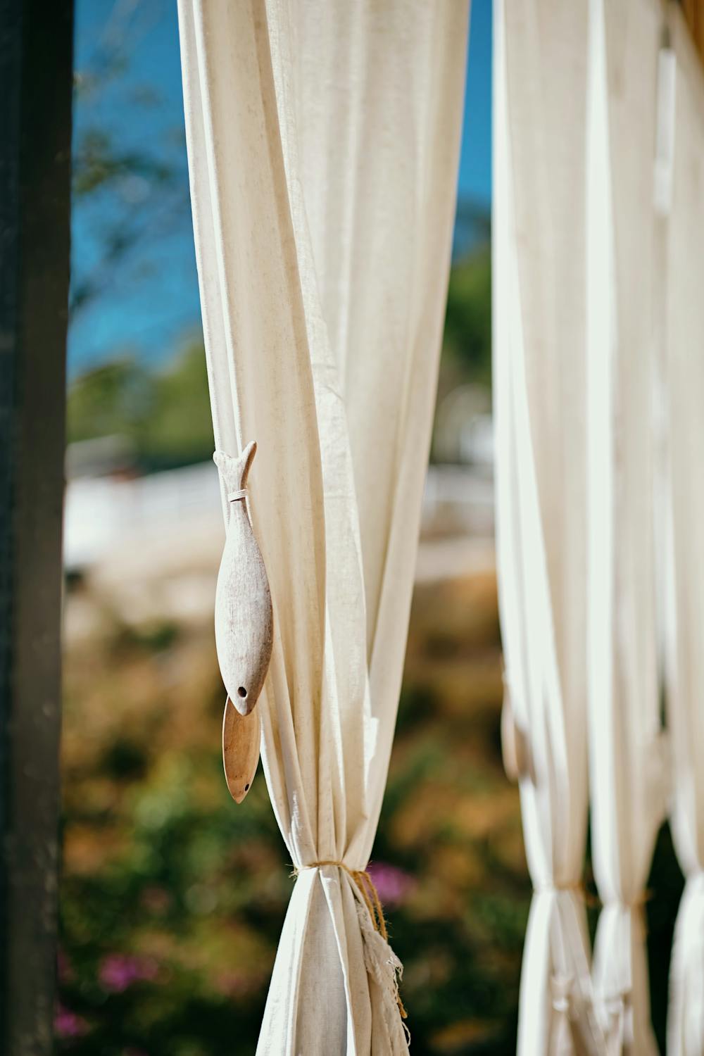 Batik Tieback Curtains