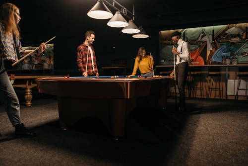 People Playing Billiard 