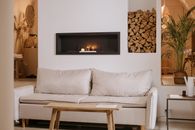 White Couch in the Living Room