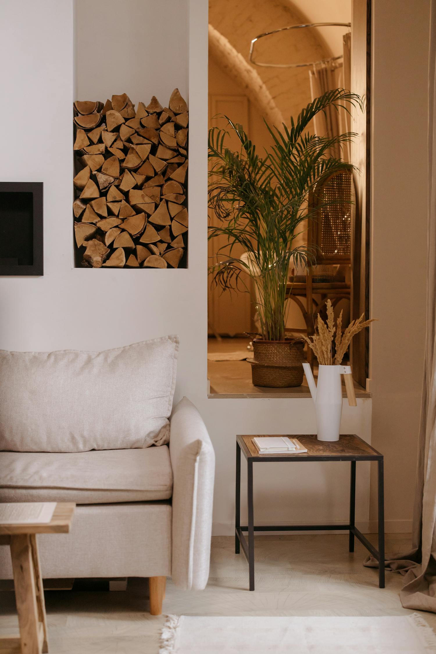 Photos gratuites de bois de chauffage, canapé, décoration d'intérieur
