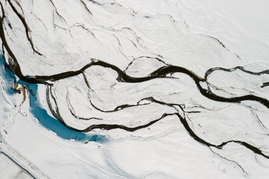 A Scenic View of a Snow Covered Landscape