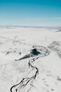 A Scenic View of a Snow Covered Landscape