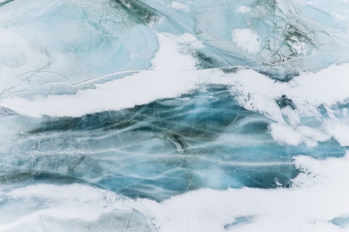 The Frozen Surface of a Lake