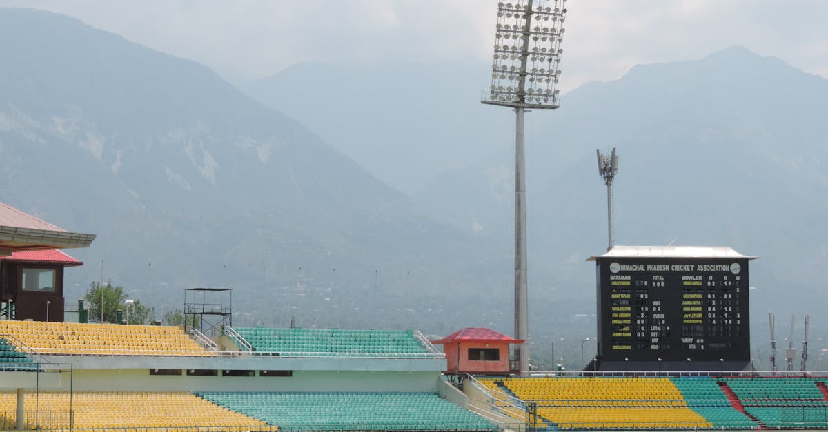 Free stock photo of dharmshala stadium
