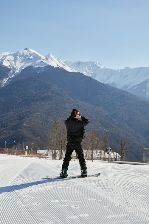 Δωρεάν στοκ φωτογραφιών με snowboard, αναψυχή, άνδρας