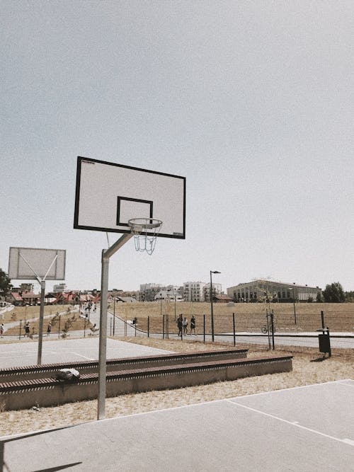 Basketball Hoop on Concrete