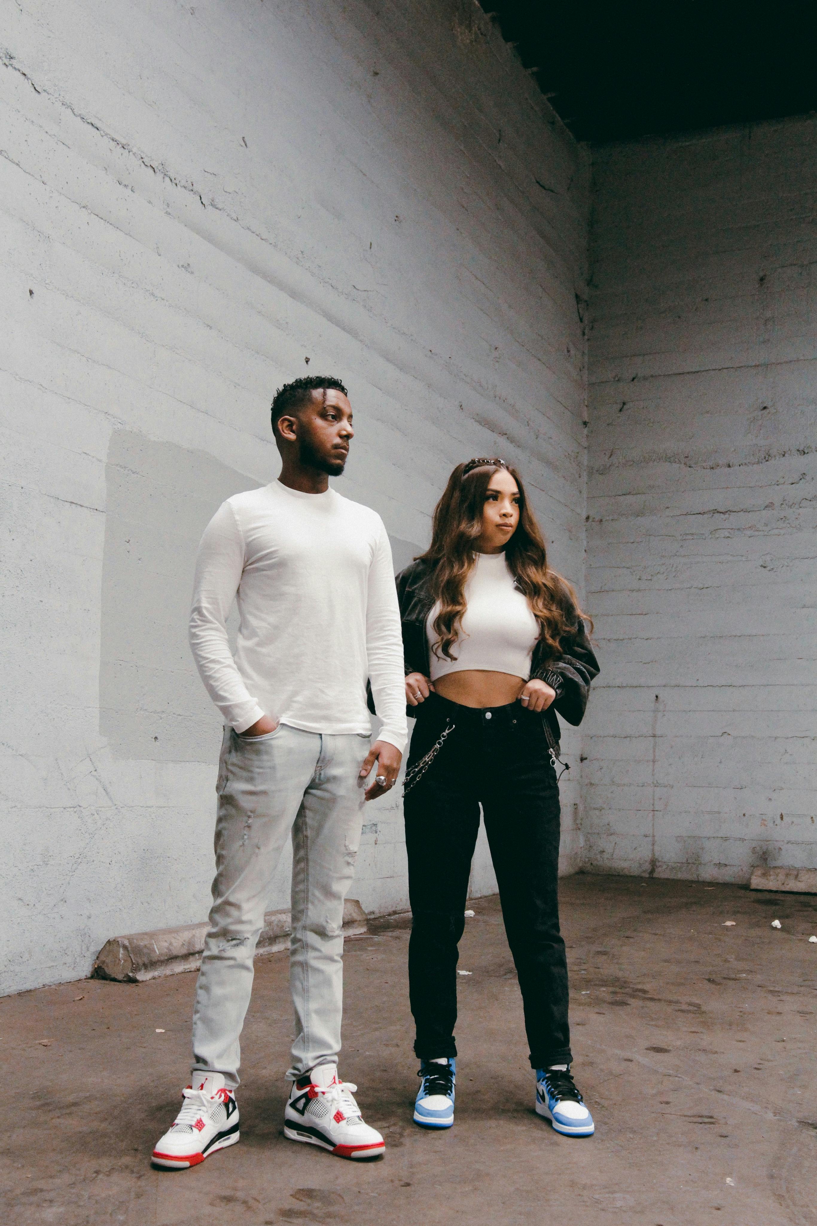 couples wearing jordans