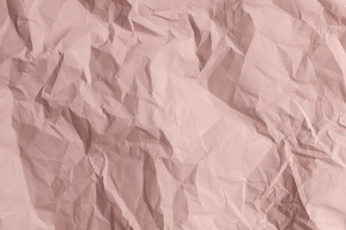 A Crumpled Pink Paper