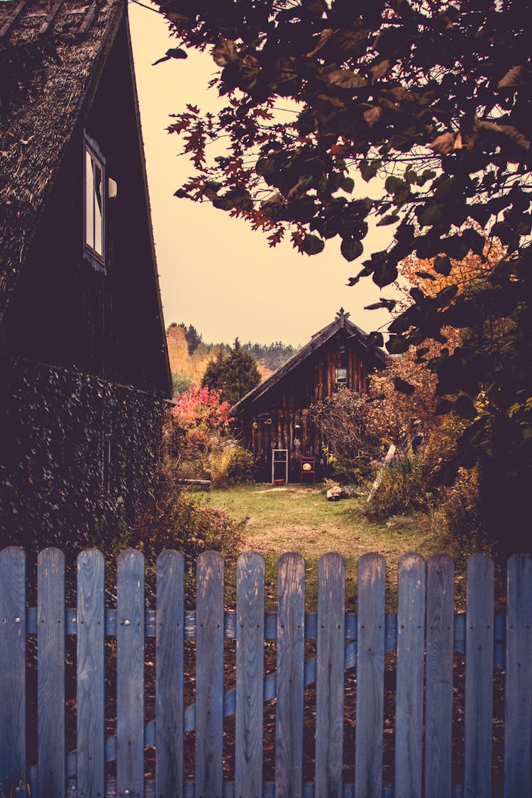 Brown Wooden Houses