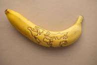 A Banana with Doodles
