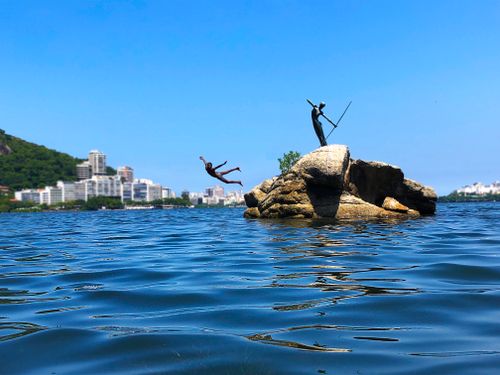 Free stock photo of freedom, happiness, lagoa rodrigo de freitas Stock Photo