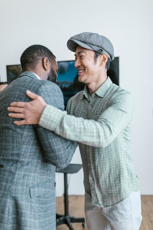 Free Businessmen Greeting Each Other Stock Photo