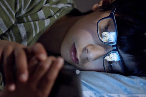 Free Woman in Black Framed Eyeglasses Stock Photo