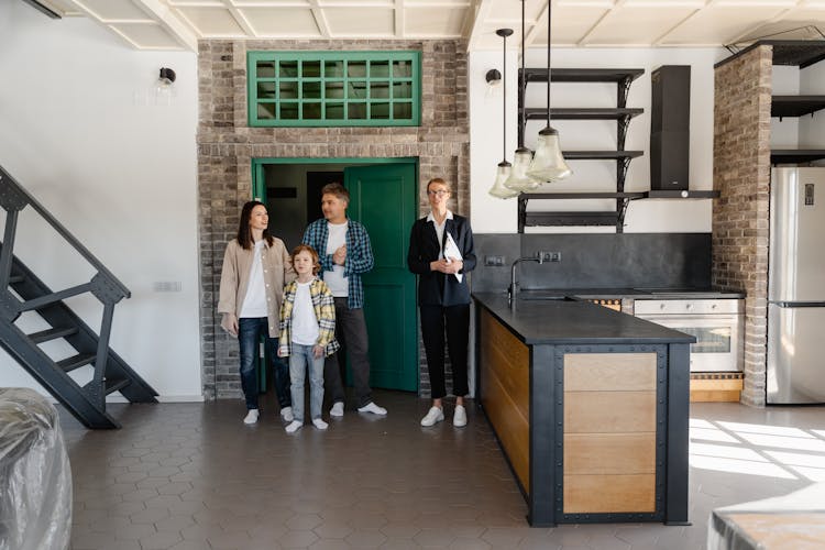 An Agent Touring Around The Family Inside The House