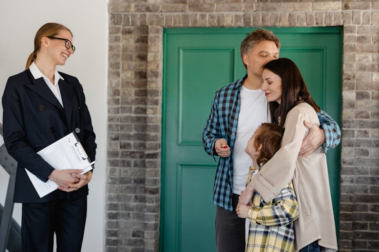 An Agent Looking At The Happy Family