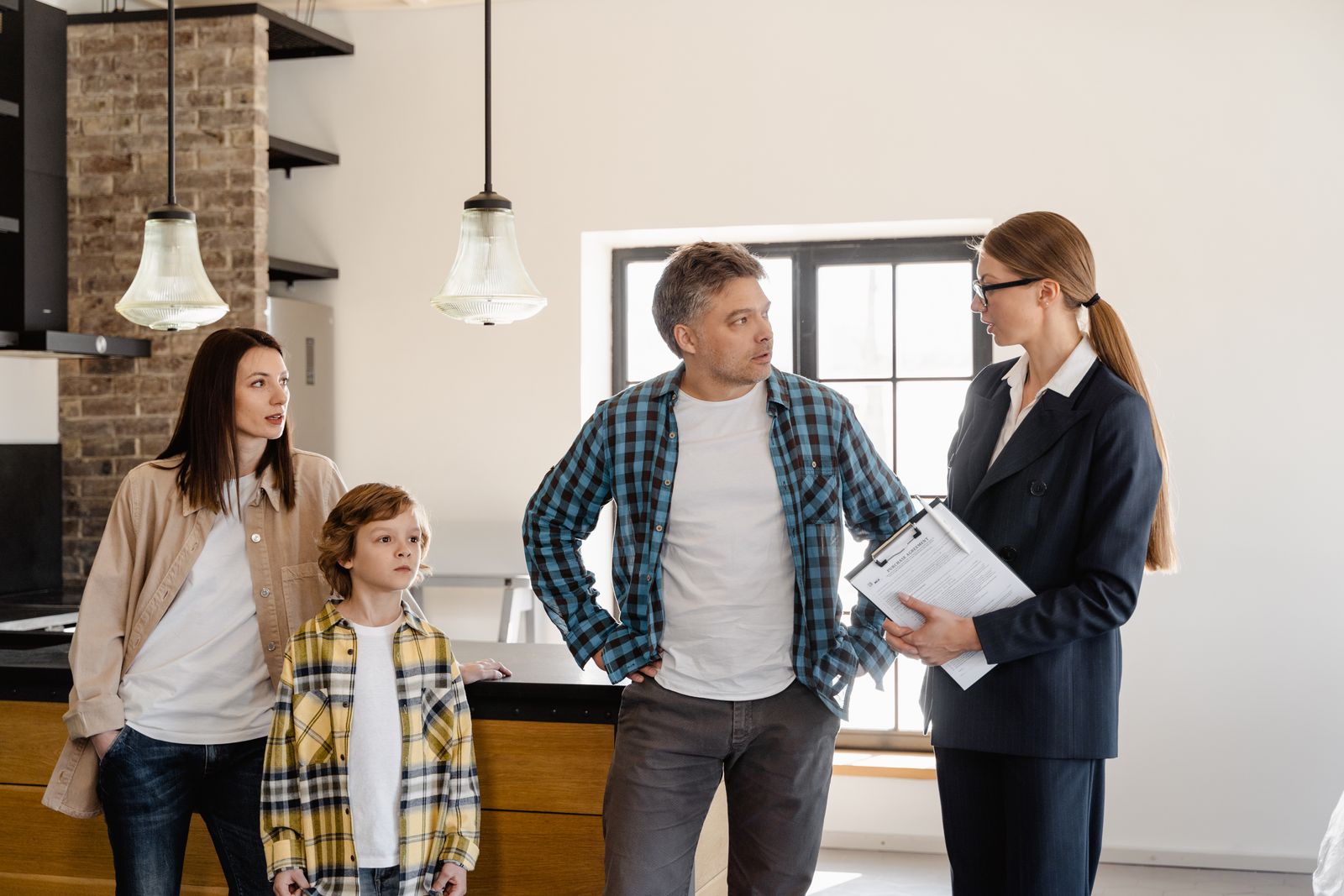 Consumers discussing a household decision
