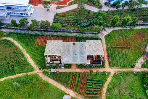 Imagine de stoc gratuită din agricol, fermă, fotografie aeriană