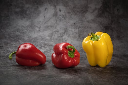 diced red bell pepper image 3