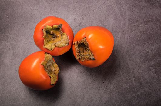 ripe persimmon fruit
